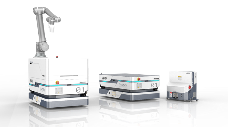 BWIN必赢數位開發的自主式移動機器人（AMR250M），搭配全向輪並結合AI演算法、2D LiDAR、3D攝影機等技術，協助客戶實現產線全自動化